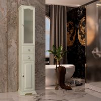 Товар: Шкаф пенал Opadiris Риспекто 30 R 00-00005831 Слоновая кость - фото 2 Шкаф пенал Opadiris Риспекто 30 R 00-00005831 Слоновая кость — фото 2, Мебель для ванной