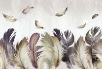 Товар: Фреска Ortograf Levity 33358 Фактура флок FLK Флизелин (4*2,7) Бежевый/Серый, Перья - фото 2 Фреска Ortograf Levity 33358 Фактура флок FLK Флизелин (4*2,7) Бежевый/Серый, Перья — фото 2, Фрески