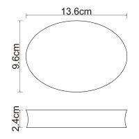 Мыльница WasserKRAFT Salm K-7629 Серая — фото 3, Мыльницы