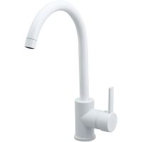 Смеситель для кухни Orange OneLife P04-001W Белый — фото 1, Смесители для кухни