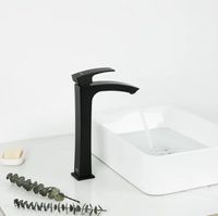 Смеситель для раковины Gappo G1007-16 Черный матовый — фото 5, Смесители для раковины