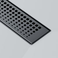 Душевой лоток AM.PM MasterFlow 40 с Черной матовой решеткой Cut Gradient арт-W01SC-P11-040-01BM — фото 12, Душевые лотки