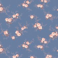 Обои LOYMINA Boudoir GT9 021 Флизелин (1*10,05) Синий/Розовый, Цветы — фото 1, Обои для стен