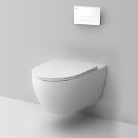 Комплект унитаза с инсталляцией AM.PM Awe FlashClean IS47001.111700 с сиденьем Микролифт и Белой клавишей смыва — фото 13, Унитазы