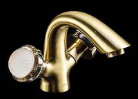 Смеситель для раковины Boheme Satine 311-ST Бронза — фото 2, Смесители