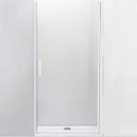 Душевая дверь Cezares Relax 90 RELAX-B-1-90-C-Bi профиль Серый стекло прозрачное — фото 1, Распашные душевые двери