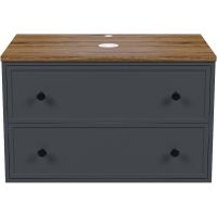 Товар: Тумба под раковину Iddis Torr 80 TOR80DMi95K подвесная Темно-серая - фото 2 Тумба под раковину Iddis Torr 80 TOR80DMi95K подвесная Темно-серая — фото 2, Мебель для ванной