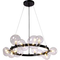 Товар: Люстра Crystal Lux Agata SP15 V2 Black Transparente Прозрачная Черная - фото 2 Люстра Crystal Lux Agata SP15 V2 Black Transparente Прозрачная Черная — фото 2, Люстры