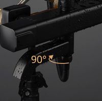 Товар: Душевая система Gappo G2491-6 с термостатом Черная матовая - фото 7 Душевая система Gappo G2491-6 с термостатом Черная матовая — фото 7, Душевые стойки