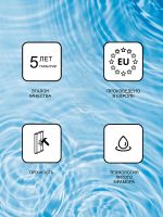 Раковина Ravak Natural 50 XJO01250000 Белая — фото 5, Раковины встраиваемые сверху