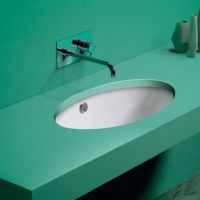 Товар: Раковина Simas Spazio LFT 66 LFT74bi Белая - фото 3 Раковина Simas Spazio LFT 66 LFT74bi Белая — фото 3, Раковины встраиваемые снизу