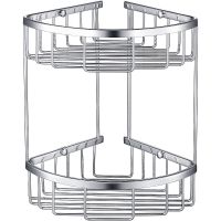 Полка корзина Timo Saona 13082/00 угловая Хром — фото 1, Полки для ванной и душа