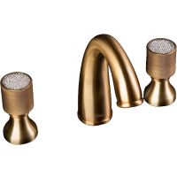 Смеситель для раковины Boheme Royal Cristal 317-Royal Бронза — фото 1, Смесители