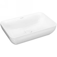 Раковина-чаша Kerama Marazzi Plaza 55 PLR.wb.55 Белая глянцевая — фото 1, Раковины накладные