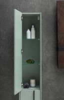 Шкаф пенал Allen Brau Reality 30 L 1.32002.CGM подвесной Олива матовая — фото 27, Пеналы для ванной комнаты