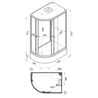 Товар: Душевая кабина Triton Коралл 120x80 В R Щ0000061820 без гидромассажа - фото 15 Душевая кабина Triton Коралл 120x80 В R Щ0000061820 без гидромассажа — фото 15, Душевые кабины