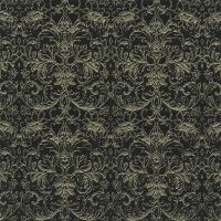 Обои Decori-Decori Parma 83356 Винил на флизелине (1,06*10,05) Черный/Золото, Дамаск — фото 1, Обои для стен