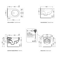 Унитаз Flaminia App AP118 подвесной Белый без сиденья — фото 2, Унитазы