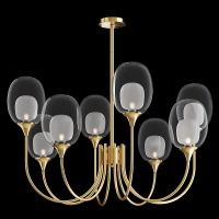 Товар: Люстра Maytoni Modern Aura MOD016PL-08BS Прозрачная Латунь - фото 4 Люстра Maytoni Modern Aura MOD016PL-08BS Прозрачная Латунь — фото 4, Люстры