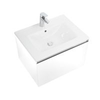 Товар: Тумба под раковину Art&Max Latina 60 AM-Latina-600-1C-SO-BM подвесная Белая матовая - фото 4 Тумба под раковину Art&Max Latina 60 AM-Latina-600-1C-SO-BM подвесная Белая матовая — фото 4, Мебель для ванной