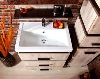 Товар: Тумба под раковину Бриклаер Техас 60 4627125412653 Дуб кантри Венге - фото 5 Тумба под раковину Бриклаер Техас 60 4627125412653 Дуб кантри Венге — фото 5, Мебель для ванной