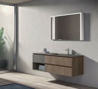 Зеркальный шкаф Esbano 100 ESMI5010NS с подсветкой с инфракрасным выключателем — фото 2, Зеркальные шкафы в ванную