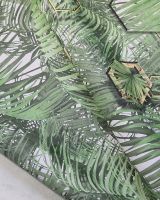 Обои Solo Liberty E202506 Винил на флизелине (1,06*10) Зеленый, Листья/Геометрия — фото 3, Обои для стен