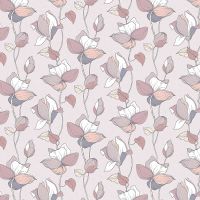 Обои Marburg Flora 47474 Винил на флизелине (0,53*10,05) Бежевый/Розовый, Цветы/Листья — фото 1, Обои для стен