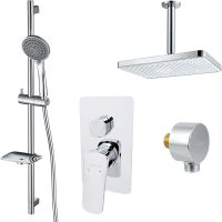 Товар: Душевая система Aquatek Вега AQ1075CR Хром - фото 1 Душевая система Aquatek Вега AQ1075CR Хром — фото 1, Встраиваемые душевые комплекты