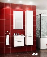 Тумба под раковину Aquaton Ария 50 1A140301AA010 подвесная Белая — фото 5, Тумбы под раковину