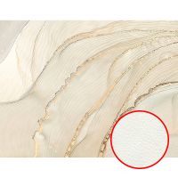 Фреска Ortograf Fluid art 34214 Фактура флок FLK Флизелин (3,5*2,7) Бежевый, Абстракция арт-34214 (флок FLK) — фото 1, Фрески