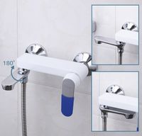 Смеситель для ванны Frap H34 Белый Хром арт-F3234 — фото 9, Смеситель для ванны