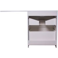 Тумба под раковину Style Line Даллас Люкс Plus 130 СС-00002348 Белая — фото 3, Мебель для ванной