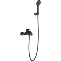 Смеситель для ванны Aquatek Оберон AQ1249MB Черный матовый — фото 1, Смеситель для ванны