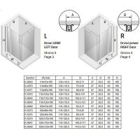 Душевой уголок New Trendy New Soleo Chrome 110х100 K-0372 профиль Хром стекло прозрачное — фото 8, Душевые уголки