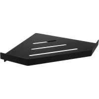 Металлическая полка Fixsen FX-841B угловая Черная — фото 1, Полки для ванной и душа