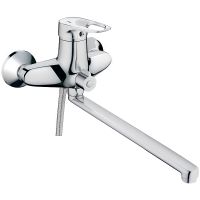 Смеситель для ванны Frap H04 F2204 универсальный Хром — фото 1, Смеситель для ванны