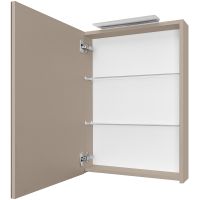 Товар: Зеркальный шкаф Roca Oleta 50 L A857643515 с подсветкой Капучино - фото 2 Зеркальный шкаф Roca Oleta 50 L A857643515 с подсветкой Капучино — фото 2, Мебель для ванной