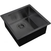 Кухонная мойка ZorG Light Grafit ZL R 440440 GRAFIT Графит — фото 1, Кухонные мойки