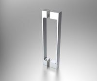 Душевая дверь Vincea Alpha 150 VDS-3AL150MT профиль Хром стекло текстурное — фото 6, Раздвижные душевые двери