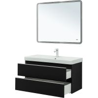 Товар: Тумба под раковину Aquanet Вега 100 329593 подвесная Черная - фото 19 Тумба под раковину Aquanet Вега 100 329593 подвесная Черная — фото 19, Тумбы под раковину