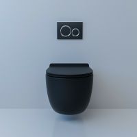 Унитаз Esbano Fortex ESUPFORTBM подвесной Черный матовый с сиденьем Микролифт — фото 3, Подвесные унитазы