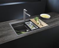 Кухонная мойка Blanco Etagon 8 Silgranit 525187 Антрацит — фото 5, Кухонные мойки