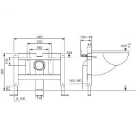 Инсталляция Abber AC0101P для унитаза с крепежом — фото 4, Инсталляции для унитазов