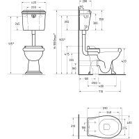 Унитаз компакт Migliore Impero 20794 без бачка и сиденья — фото 4, Унитазы