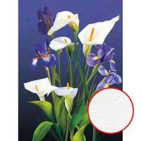 Фреска Ortograf Flower Dreams 31634 Фактура бархат FX Флизелин (2*2,7) Синий/Зеленый/Белый, Цветы Фреска Ortograf Flower Dreams 31634 Фактура бархат FX Флизелин (2*2,7) Синий/Зеленый/Белый, Цветы