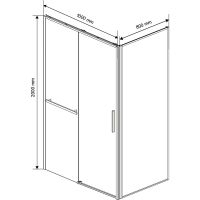 Товар: Душевой уголок Vincea Slim Soft 100x80 VSR-1SS8010CLB профиль Черный стекло прозрачное - фото 11 Душевой уголок Vincea Slim Soft 100x80 VSR-1SS8010CLB профиль Черный стекло прозрачное — фото 11, Прямоугольные душевые уголки