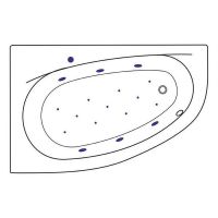 Товар: Акриловая ванна Excellent Kameleon 170x110 L WAEX.KML17.RELAX.BR с гидромассажем - фото 7 Акриловая ванна Excellent Kameleon 170x110 L WAEX.KML17.RELAX.BR с гидромассажем — фото 7, Ванны