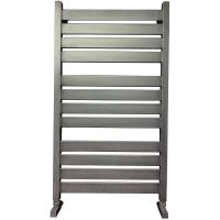 Водяной полотенцесушитель Ника Modern ЛМ 7 100x50 Matt Antique Silver Матовый хром — фото 1, Водяные полотенцесушители