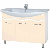 Тумба под раковину Bellezza Мари 105 4632918000221 Бежевая — фото 1, Тумбы под раковину